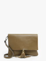 Cross Body Tas Caviar Leder Milano Groen caviar CA22112