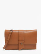 Cross Body Tas Caviar Leder Milano Bruin caviar CA240610