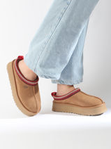 Pantoffels Met Platformzool Tazz Uit Leder Ugg Bruin women 1122553-vue-porte