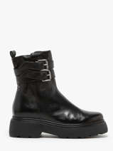 Enkellaarsjes Uit Leder Mjus Zwart women L44201