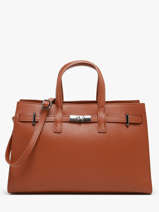 Handtas Caviar Leder Milano Oranje caviar CA24062