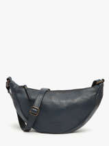 Cross Body Tas Cow Leder Basilic pepper Blauw cow BCOW73