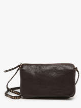 Cross Body Tas Leather Leder Biba Bruin leather BET6L