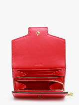 Portefeuille Leder Lancel Rood angele A13161-vue-porte