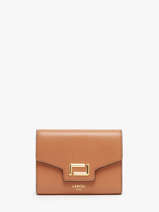 Portefeuille Angele Leder Lancel Bruin angele A13161