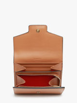 Portefeuille Angele Leder Lancel Bruin angele A13161-vue-porte