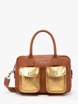 Handtas Dore Leder Paul marius Blauw dore DANDSDOR