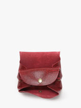 Portemonnee Leder Paul marius Rood la suite 1960 GUSTA960-vue-porte