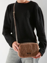 Cross Body Tas Moumoute Lancaster Beige moumoute 22-vue-porte