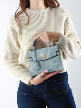 Cross Body Tas City Jeans Miniprix Blauw city jeans 5-vue-porte