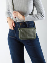 Cross Body Tas Leather Leder Biba Groen leather BET6L-vue-porte