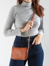 Cross Body Tas Leather Leder Biba Bruin leather BET6L-vue-porte