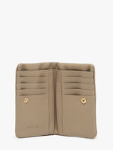 Portefeuille Winnie Leder Nat et nin Beige vintage WINNIE-vue-porte