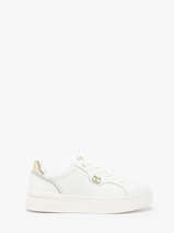 Sneakers Silvia 95 Uit Leder Liu jo Wit women BF4021P0