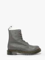Enkellaarsjes 1460 Pascal Uit Leder Dr martens Grijs women 31693029
