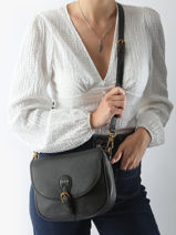 Cross Body Tas Vintage Leder Nat et nin Bruin vintage OLIVIA-vue-porte