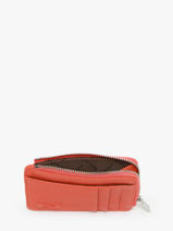 Portemonnee Met Kaarthouder Leder Nathan baume Oranje original n 217N-vue-porte