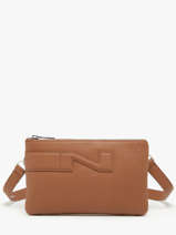 Crossbody Tas Florence Leder Nathan baume Bruin n city 4