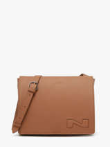Cross Body Tas Brugge Leder Nathan baume Bruin n city 2