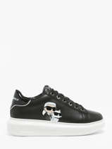 Sneakers Kapri Twin Nft Uit Leder Karl lagerfeld Zwart women KL62524T