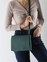 Cross Body Tas Brugge Leder Nathan baume Bruin n city 2-vue-porte