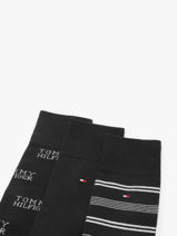 Sokken Tommy hilfiger Zwart socks 71229783-vue-porte