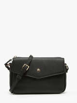 Cross Body Tas Luna Leder Hexagona Zwart luna 6820083