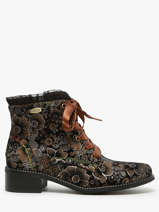 Enkellaarsjes Uit Leder Laura vita Veelkleurig women 6260