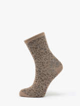 Sokken Pieces Beige socks women 17151109