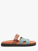 Slippers Missile Uit Leder Steve madden Veelkleurig women 11003028