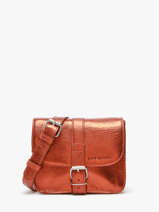 Cross Body Tas L'essentiel Ginger Leder Paul marius Bruin ginger ESSENGIN