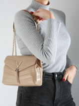 Cross Body Tas Privilege Valentino Beige privilege VBS8DN10-vue-porte