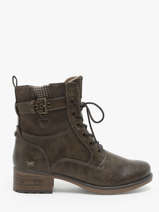 Enkellaarsjes Mustang Bruin women 1229521