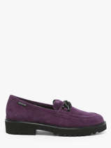 Mocassins Salka Uit Leder Mephisto Violet women P5145806