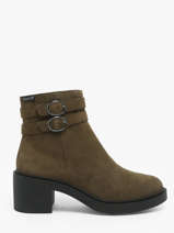 Enkellaarsjes Paisley Uit Leder Mephisto Groen women P5146003