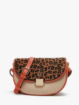 Cross Body Tas Leopard Lulu castagnette Veelkleurig leopard TURENNE