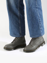 Enkellaarsjes 1460 Pascal Uit Leder Dr martens Grijs women 31693029-vue-porte