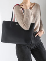 Omkeerbare Shoppingtas Anna Lacoste Zwart anna NF2142AA-vue-porte