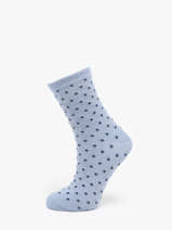 Sokken Pieces Blauw socks women 17094859