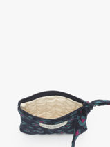 Portemonnee Bindi atelier Blauw bengal B-vue-porte