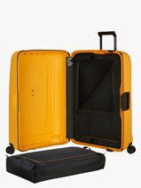 Harde Reiskoffer Essens Samsonite Geel essens 152056-vue-porte