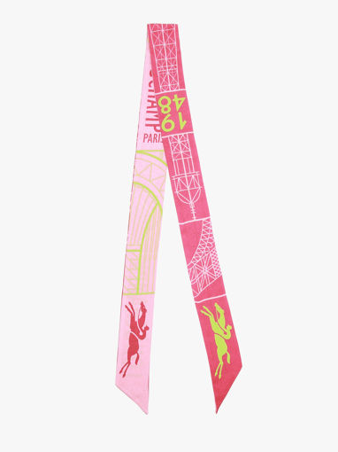 Longchamp Soie gots Foulard Roze