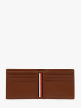 Portefeuille Th Premium Leder Tommy hilfiger Groen th premium AM13031-vue-porte