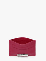 Longchamp Le roseau Kredietkaarthouder Violet-vue-porte