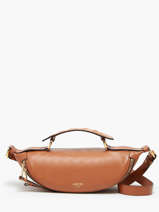 Cross Body Tas S Origami Leder Lancel Bruin origami A12527