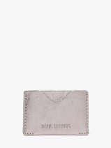 Kaarthouder Leder Paul marius Grijs vintage GABIN