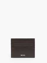 Kaarthouder Leder Hugo boss Bruin smooth HLC403Y