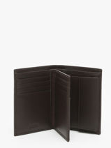 Kaarthouder Met Portemonnee Leder Hugo boss Bruin smooth HLG403Y-vue-porte