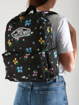 Rugzak 1 Compartiment Vans Blauw backpack VN000H4Y-vue-porte