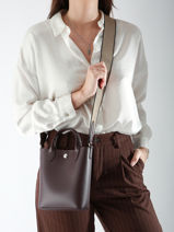 Longchamp Epure timeless Cross bodytas Violet-vue-porte